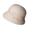 New Sun Hat Women's Summer Sun Protection Hat Breathable Crimped Basin Hat Light Luxury Ribbon Bow Bucket Hat