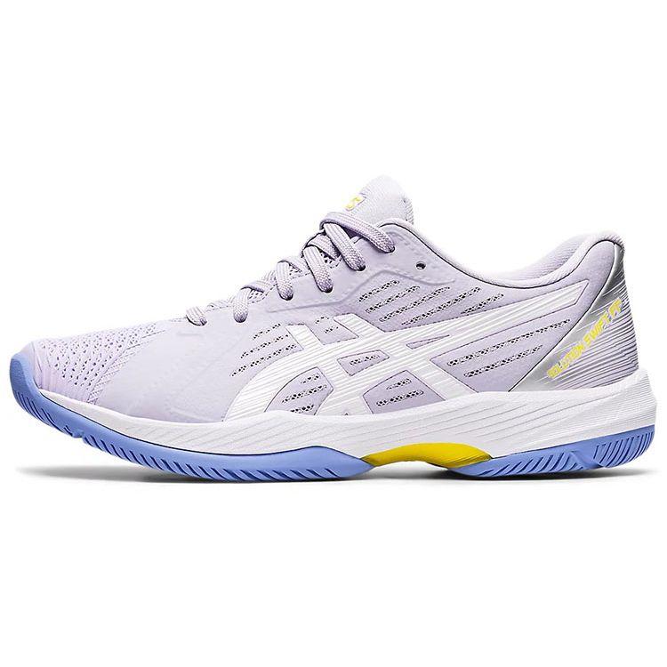 Asics Solution Swift FF Comfortable Durable Low Top Tennis Shoes Women Sneaker Purple White 1042A197-500