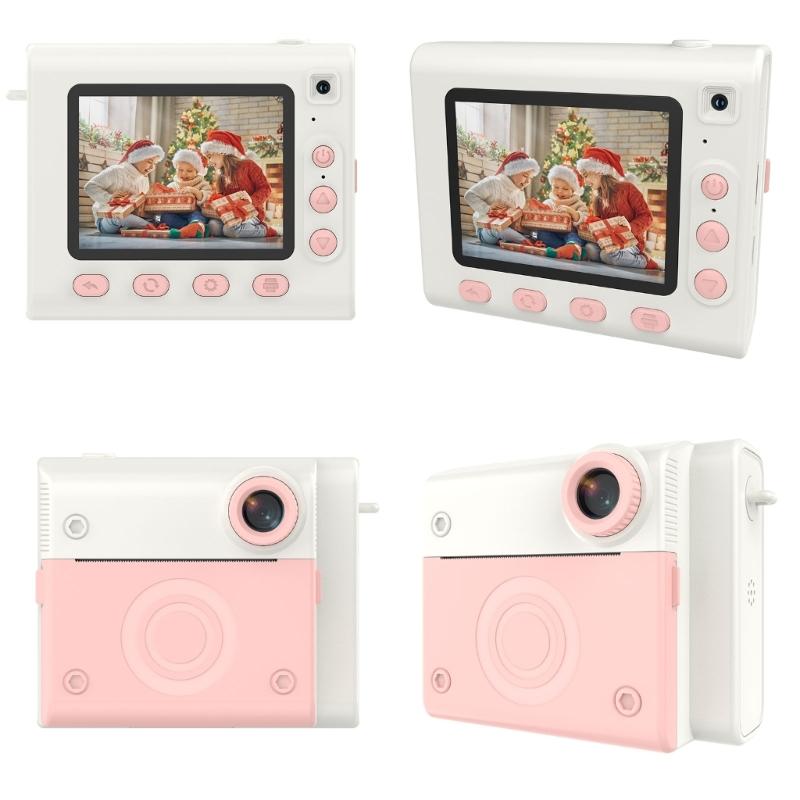 Children Instants Print Camera Kids Video Photography Digital Photo Camera Toy Thermals Printer for Boy Girls Birthday