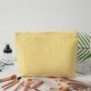 1 Pcs Seersucker Makeup Bag & Travel Pouch — Portable Toiletry Bag With Soft, Textured Striped Design