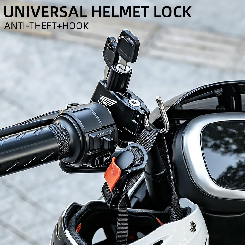 AAAKG1 For Honda CB CB400 CB650F CBF Africa Twin CRF1100L CRF 1100 Motorcycle Supplies Helmet Lock Anti-theft Locker