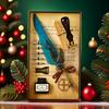 Mechanical Feather Dip Pen Set European Vintage Gold Foil Calligraphy Creative Gift