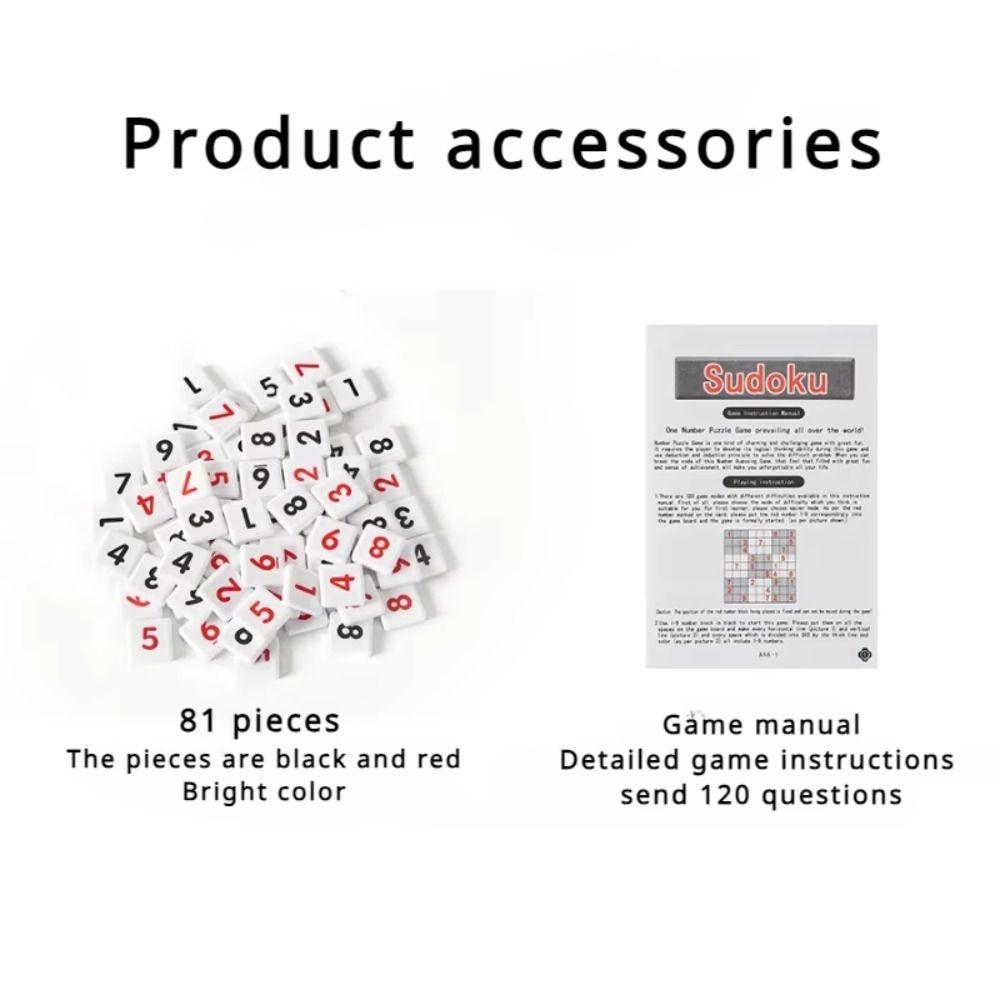 1 Set Nine Grid Sudoku Crosswords Toys Early Educational Number Place Games Children