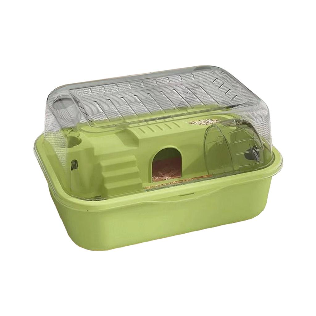 High Visibility Pet Cage Detachable Hamsters Cage with Quiet Wheel and Double Layer Design for Natural Rodents Behaviors