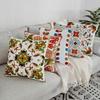 Ins Floral Embroidery Pillow Case Living Room Sofa Decoration Flower Bedroom Bedside Pillow
