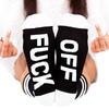 Unisex Letter Fuckoff Funny Casual Sports Skateboard Socks Stockings Color 5