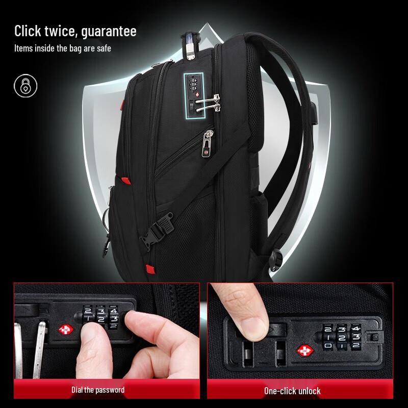 CROSSGEAR Batoh na notebook velkokapacitní ve stylu švýcarského armádního nože