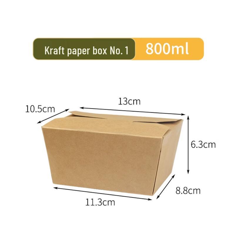 Disposable Kraft Paper Food Container