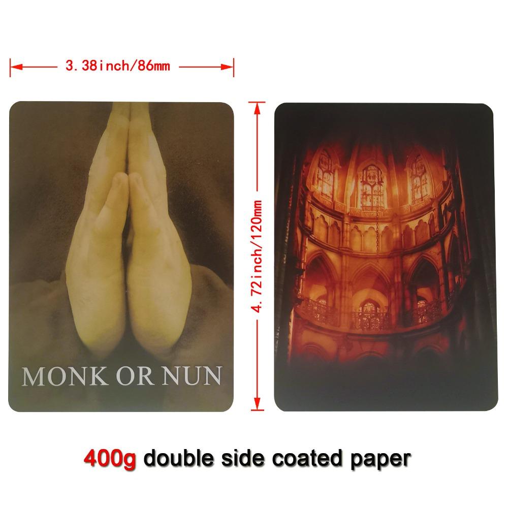 Talia kart wyroczni z poprzednich wcieleń 12*8.6cm W sztywnym pudełku 44 szt. Kart wyroczni z przewodnikiem dla początkujących