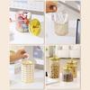 1/3Pcs Storage Jar Food Storage Container with Rubber-Sealed Lids Freshness Stackable Wide Opening Kitchen Storage Jar