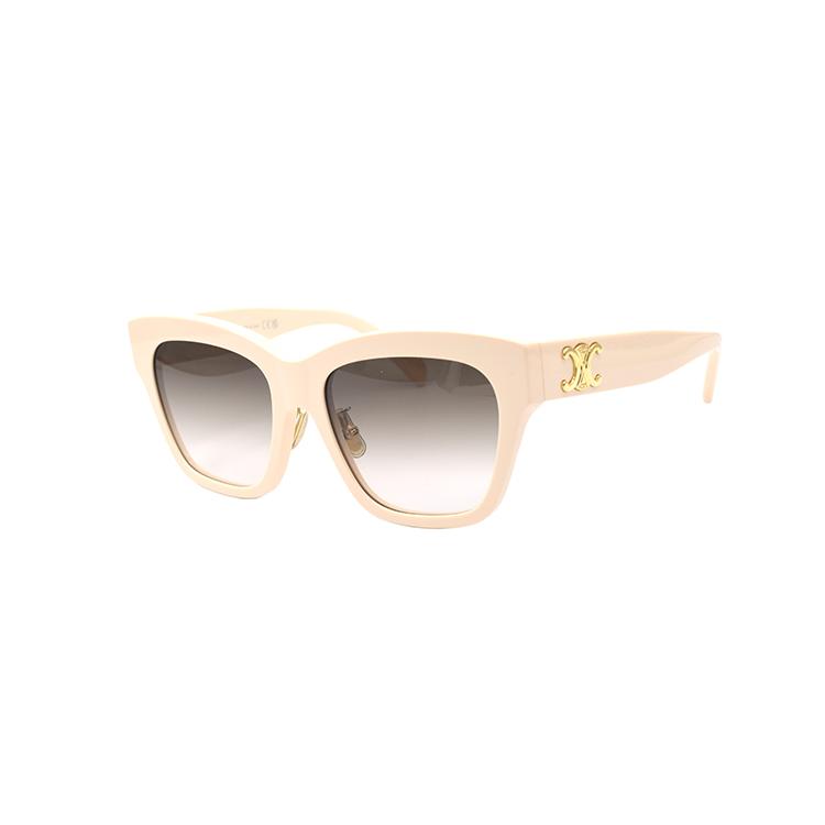 

Celine Triomphe Square Sunglasses Women sunglasses CL40253F-25F White Eyeglass Pouch