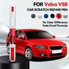 Bilfärg Reparationspenna För 2004-2012 VOLVO V50 Färgskrap Reparations Tillbehör Blå 466 Svart 452 Silver 477 Vit 614 Röd