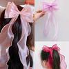 Lengthened Braided Hair with Bow Headwear, Women's Treasure, Children's Hair Clip, Headwear Edge Clip