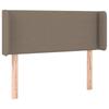 VidaXL LED Headboard Bedroom Furniture Single Bed Accessory Headboard Interior Taupe 3123082