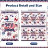 20/40Pcs 250th American Independence Napkins, Dinner Paper Dining Table Decor for Birthday Party United States Party Supplies