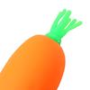 Simulated Carrot Stress Ball Anti-Anxiety White Radish Squeeze Toy Soft Stretchy Simulated Vegetable Fidget Sensory Toy Easter Basket Stuffers
