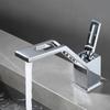 Creative Bathroom White Basin Faucet Brass Hot And Cold Faucet Splash Proof Single Hole Single Handle Sink Tap Deck Mounted