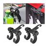 2/4Pcs Universal Car Hook Seat Multifunctional Car Backrest Storage Hook 360° Rotating Storage Double Hook Car Accessories