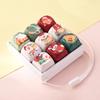 Cartoon Animal Pattern Keyboard Keychain 9-Key Decompression Pendant  Bag Decoration