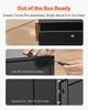 4U Rack Mount Drawer, 22.68 Kg Max Load-Bearing, Lockable Server Cabinet Case, Sliding Drawer with Lock and Cable Management Holes, for Network