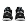 Nike Team Hustle D10 GS Black Metallic Silver Kids Sneakers Volt White CW6735-004