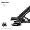 Large Opening Stainless Steel Anti-Splash Nail Clippers for Thick, Hard Nails & Onychomycosis Repair