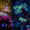 Hot Small Size Luminous Magic Drawing Board Light In Dark Children Kids Paint Toy Diy Educaitonal Boy Girl Educational Toys