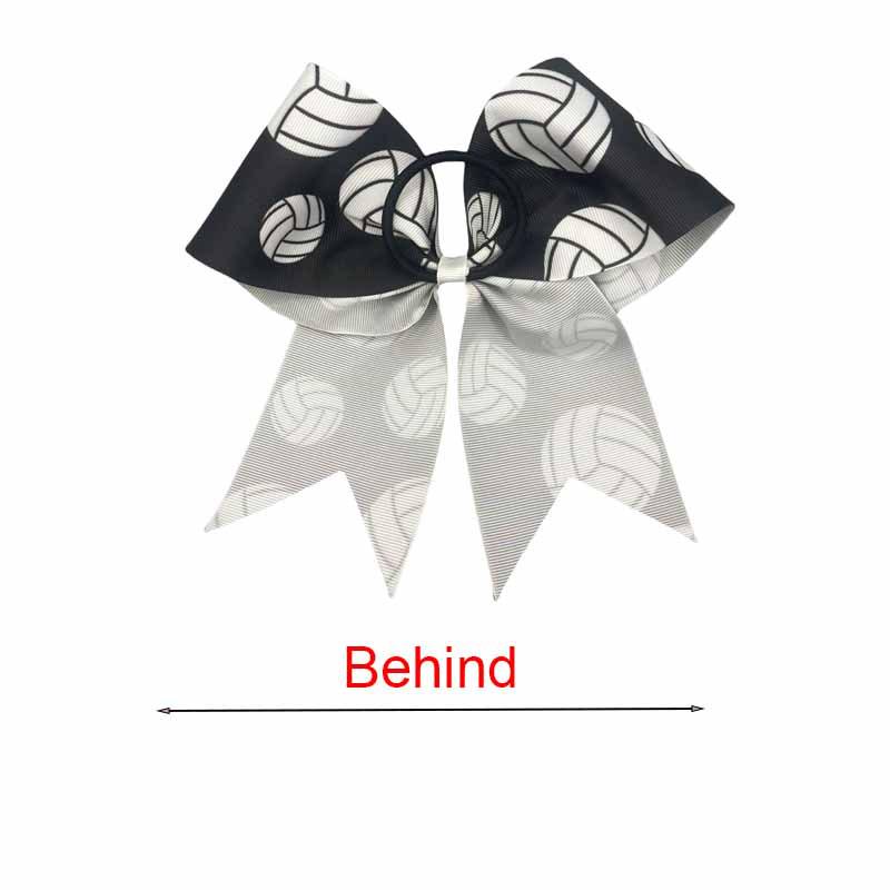 World Cup Kids' Sports Bow Hair Tie with Football, Volleyball, and Basketball Design