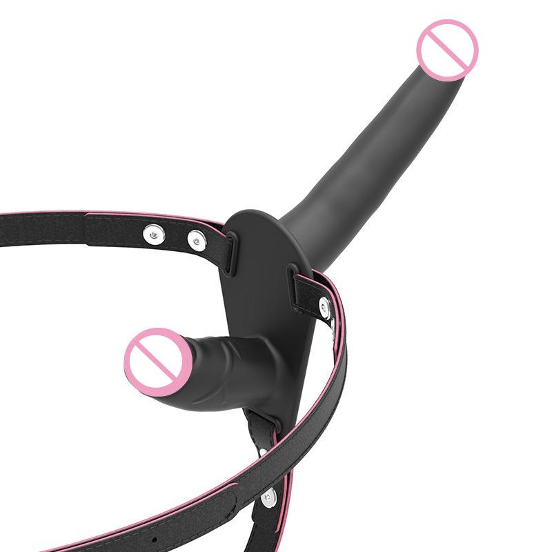 Wearable Lesbian Strap-On Dildo – Double-Ended Pull-Up Simulation Penis for Couples & Shared Pleasure