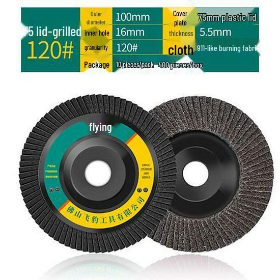 Angle Grinder Flap Wheel Polisher for Stainless Steel & Wood