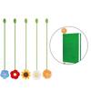 5 Pcs Decorative Bookmarks for Book Reading Crochet Flowers Page Marker Creative Bookmarks Knitted Daisy Book Markers