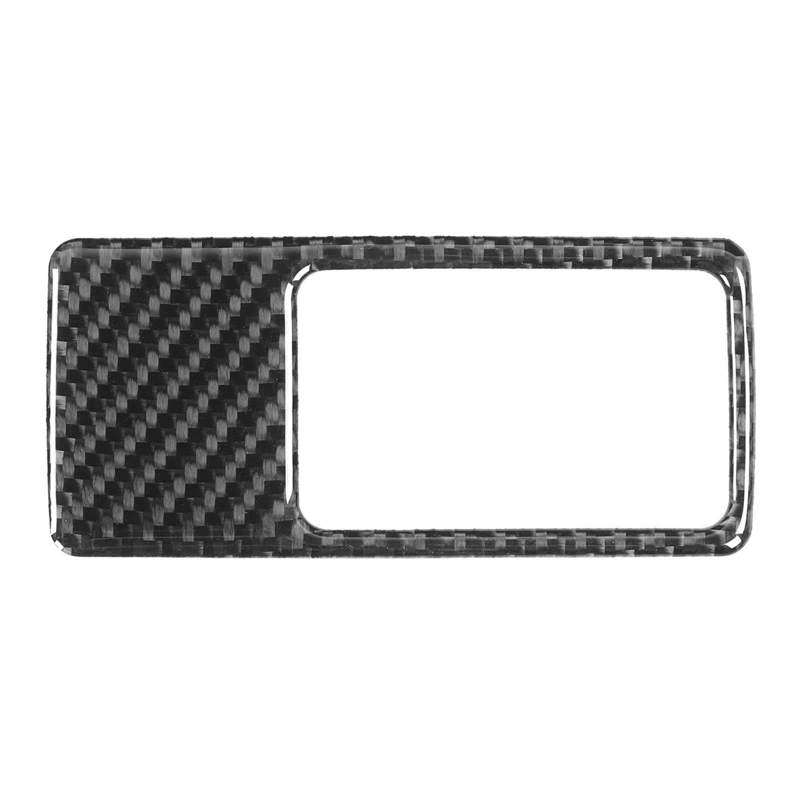 

Qiilu Parking Button Frame Cover Carbon Fiber Sticker Center Console Decoration Cover Fit Mazda MX‑5 / Roadster ND16-20 10*5*1cm