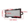 Motorcycle Radiator Guard Mesh Cover ABS Molded Radiator Grill Enhanced Cooling Efficiency & Engine Safety