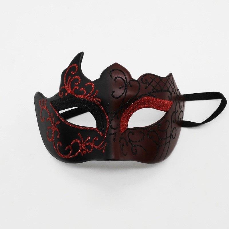 Retro Painted Half Face Masquerade Mask For Women Men Venice Mask Halloween Cosplay Party Costume Props