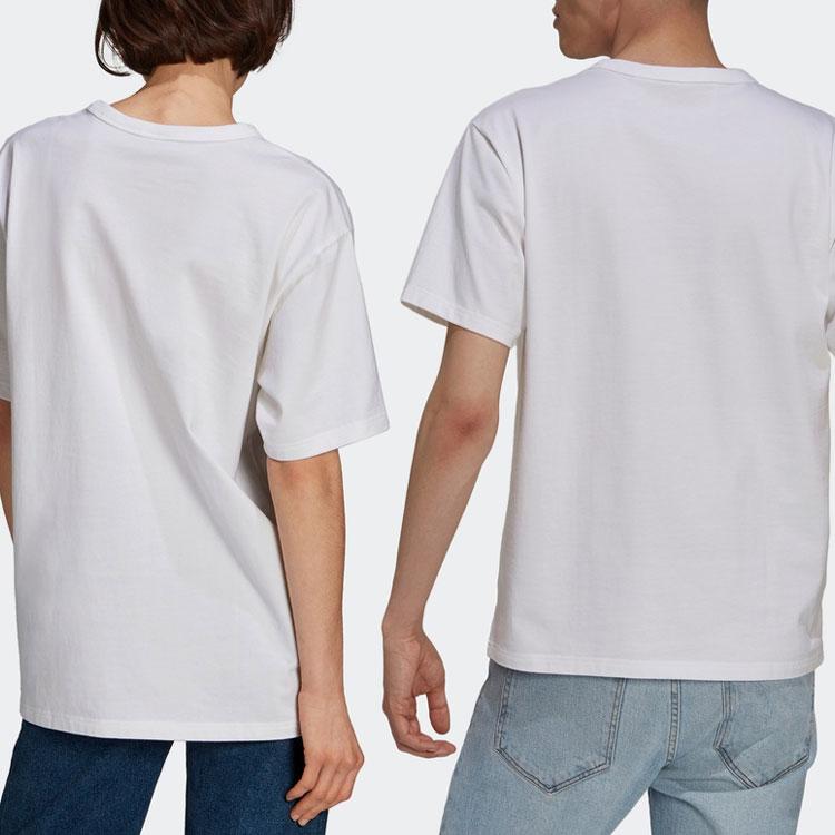 Adidas Originals Trefoil Casual Sports Round Neck Short Sleeve T-Shirt Men Tops White GL9939