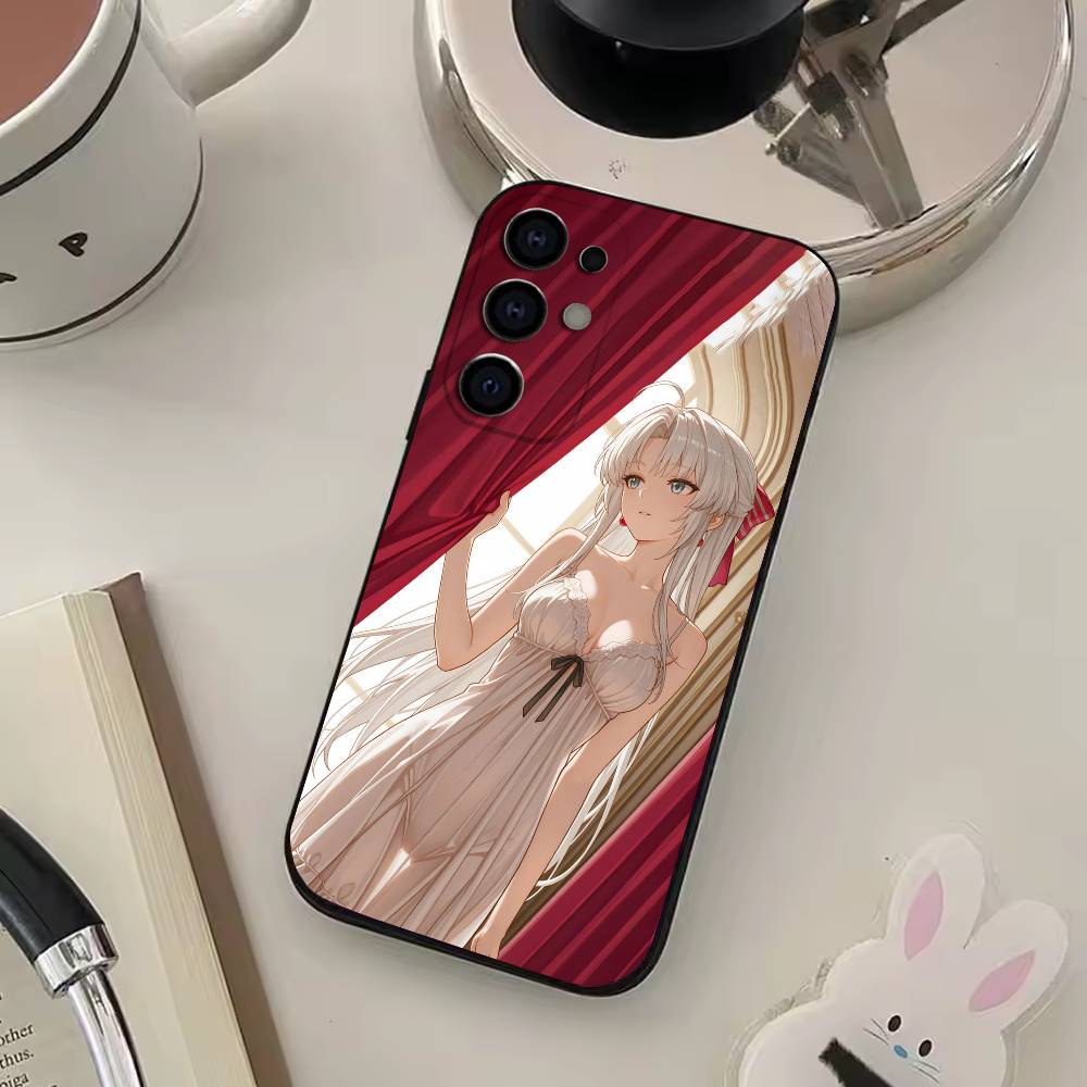 

Wu-thering C-Carlotta W-Waves Phone Case For Samsung S25,S24,S21,S22,S23,S30,Ultra,S20,Plus,Soft Silicone Black Cover Samsung S25