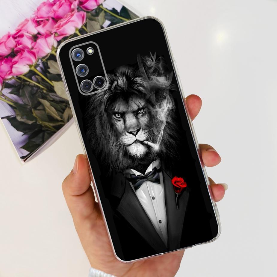 For Oppo A52 A72 A92 Case Cute Fashion Painted Cover Soft Silicone Phone Case For Oppo A92 A 52 72 OppoA52 OppoA72 Fundas Bumper