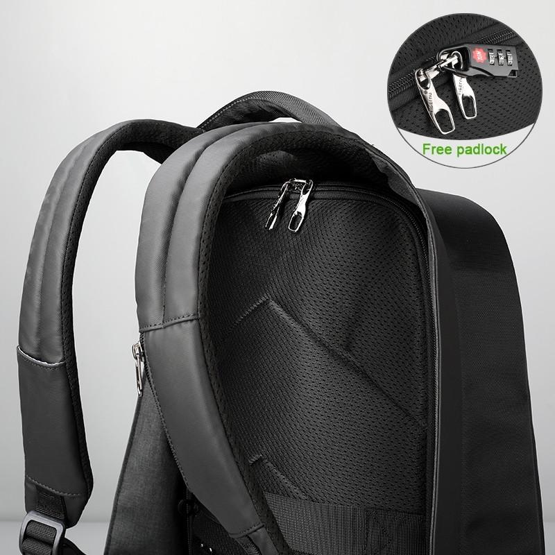 backpack with hidden zippers