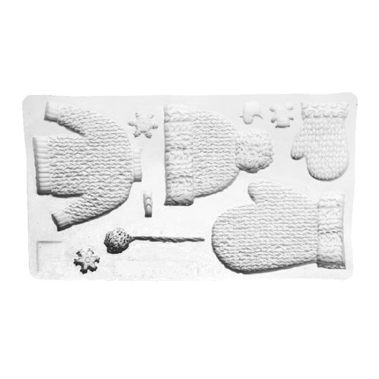 Candy Mold Sweater Gloves Shapes Design Baking Accessories for Kitchen Use