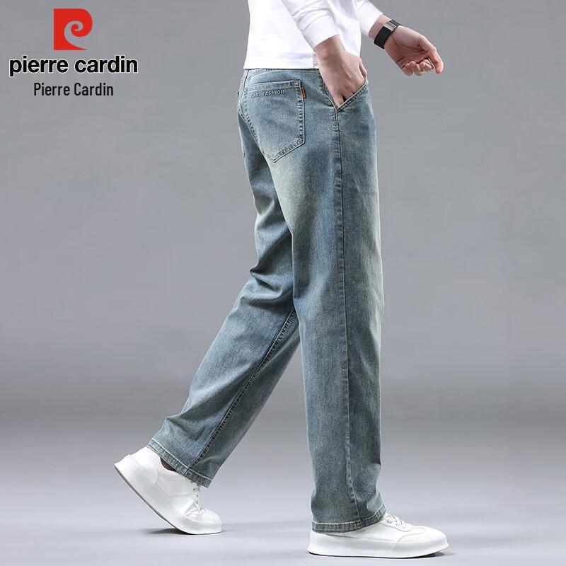 Pierre Cardin Men's Loose Straight Casual Jeans