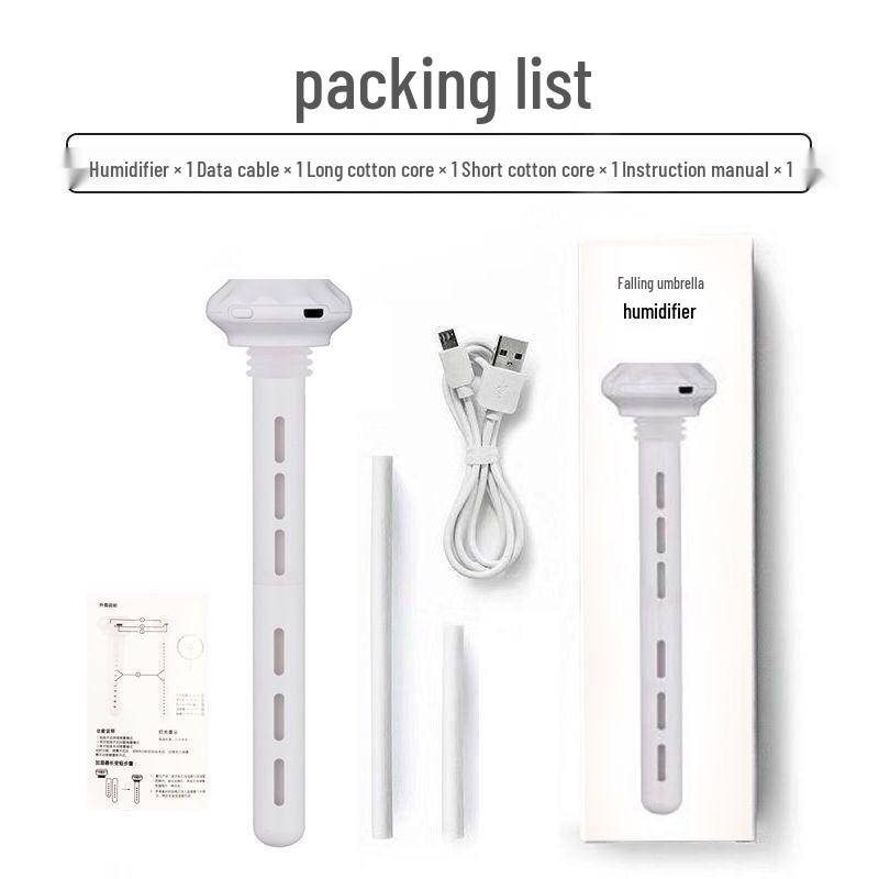 Mini Portable USB Humidifier Stick for Car and Travel - Universal Fit for Mineral Water Bottles