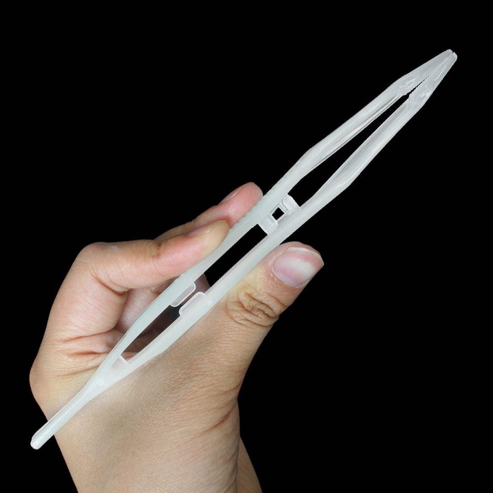Anti-static Straight Tweezer Animal Feeder Clamp Reptile Feeding Tweezer Tortoise Feeding Tongs