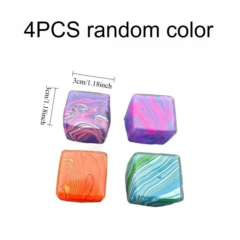 Squishy Flow Pattern Cube Kneading Squeeze Toy Stress Relieving Kneading Venting Toy Slow Rebound Decompression Gift For Adult