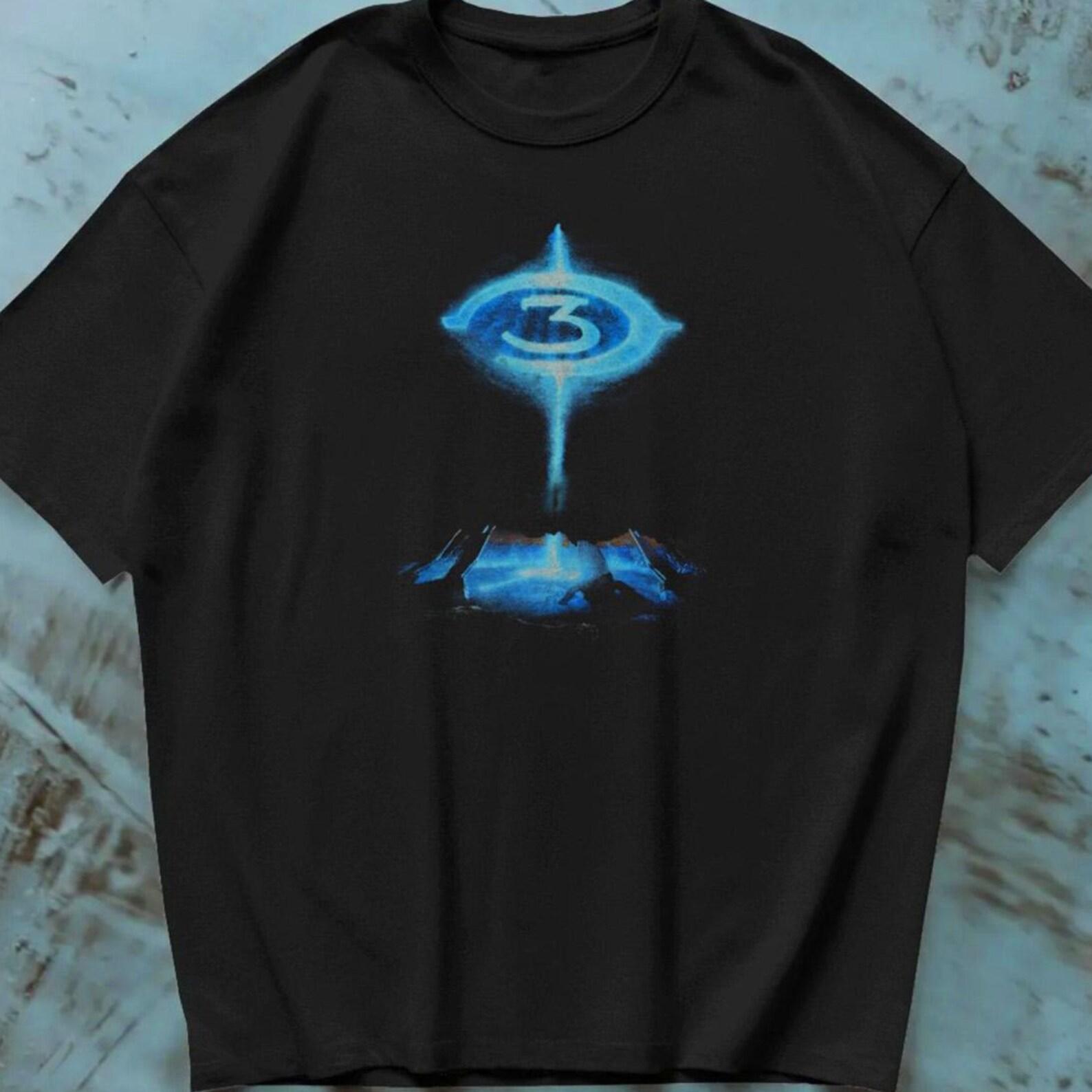 Vintage Halo 3 T-Shirt, Retro Gaming Graphic Tee, Y2K Streetwear S