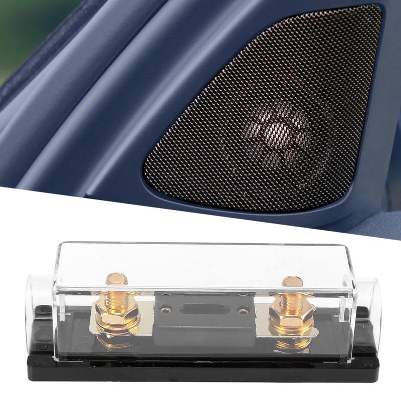 X Autohaux Car ANL Fuse Holder Bolt-on Fuse Auto Fuse Holders Fusible Link with 30/40/60/80/100/125/150/200/250/300A Fuses AMP