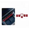 For Zeekr 9X 2025 2026 Suede Buttons Decorative Stickers Under Screen Interior Styling Modified Accessories