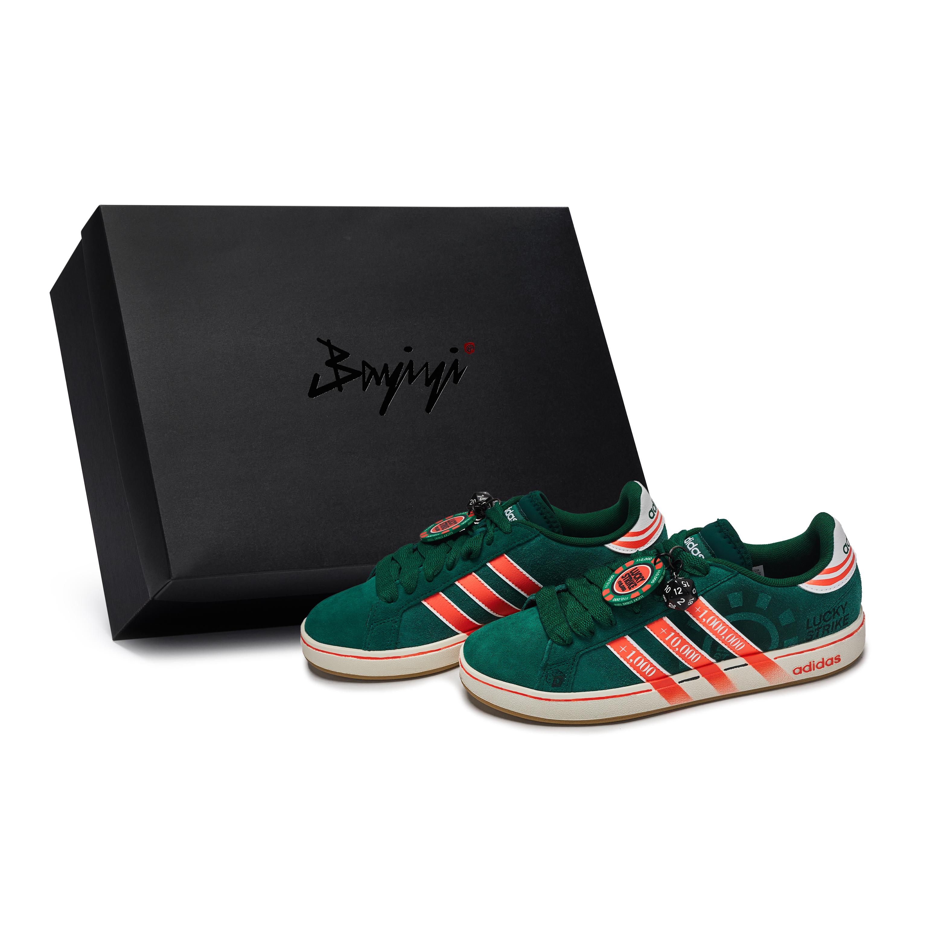 

Adidas Grand Court Base 00s Skateboard Shoes Unisex Low Top Green/Orange IH6187(Team80-S-BOX) 36⅔