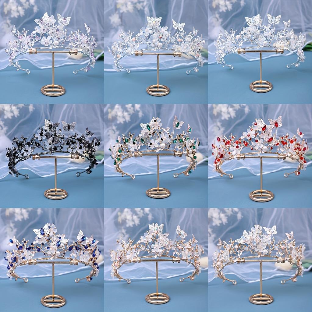 Butterfly Crown Ball Party Festival Cosplay Crown Runway Headpiece