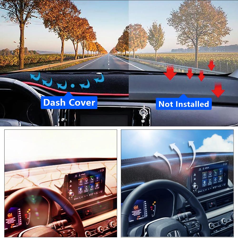 For Jeep Compass 2025 2025 2025 2025 Dashboard Cover Mat Pad Dashmat Dash Sunshade Anti-Glare Sun-proof Carpet Car Accessories