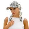 Trendige bedruckte muslimische Hijab-Kappen mit Schirm Damen Baseballkappe Kopfbedeckung Ramadan Damenmode Turban Haube